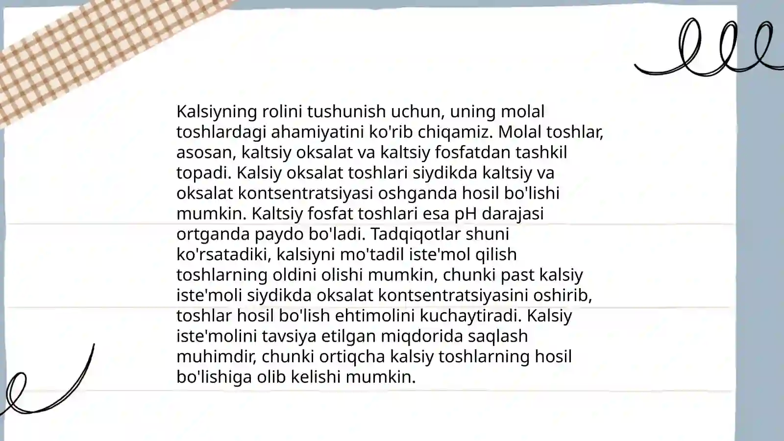 Kalsiy geokimyosi 4