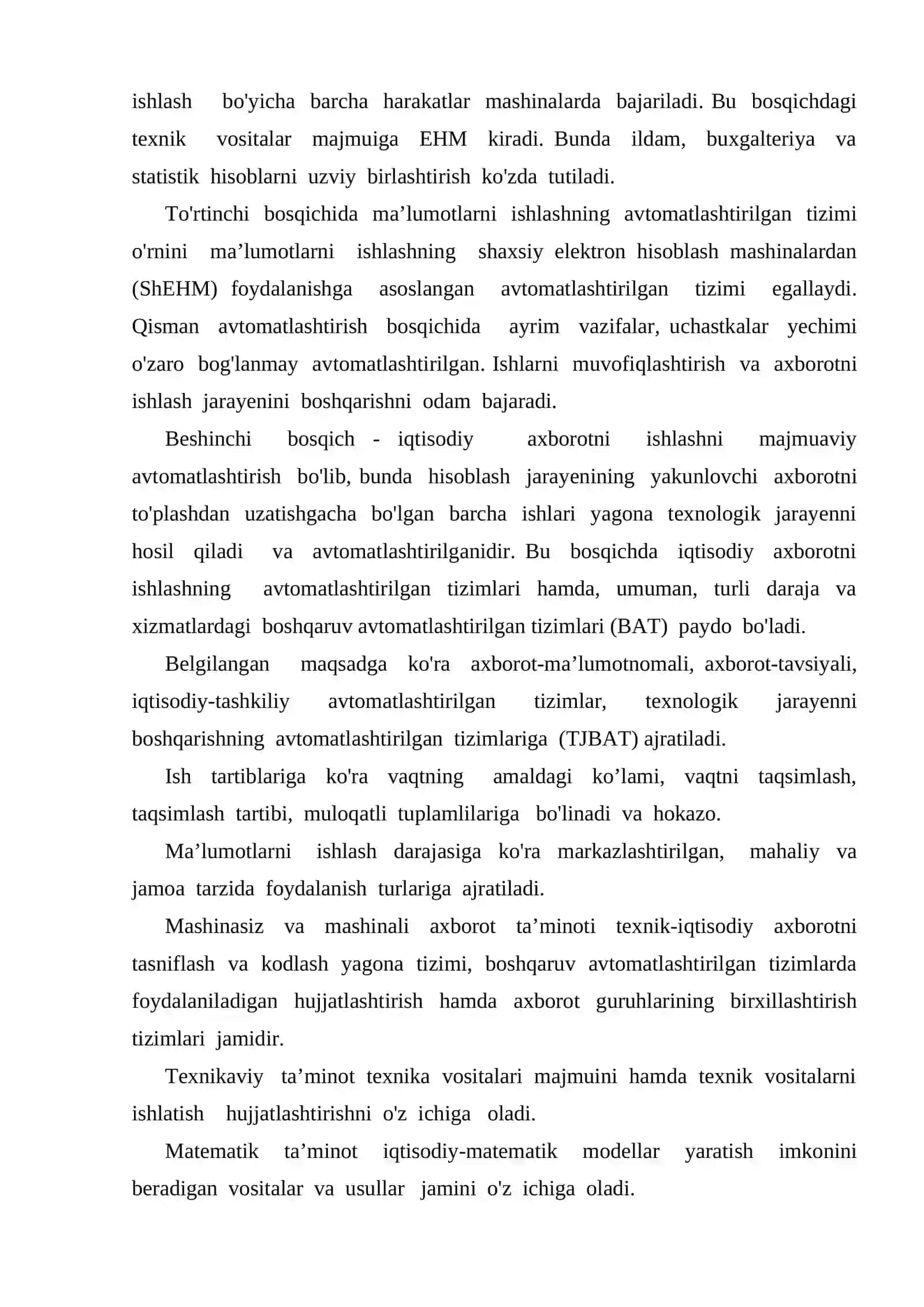 Buxgalteriya hisobini avtomatlashtirish tizimlarining nazariy asoslari 4