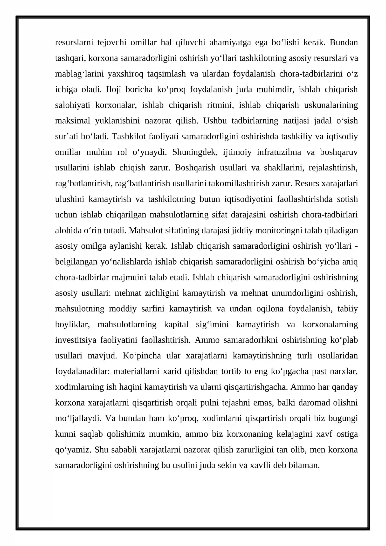 Korxonaning innovatsion faoliyati 4