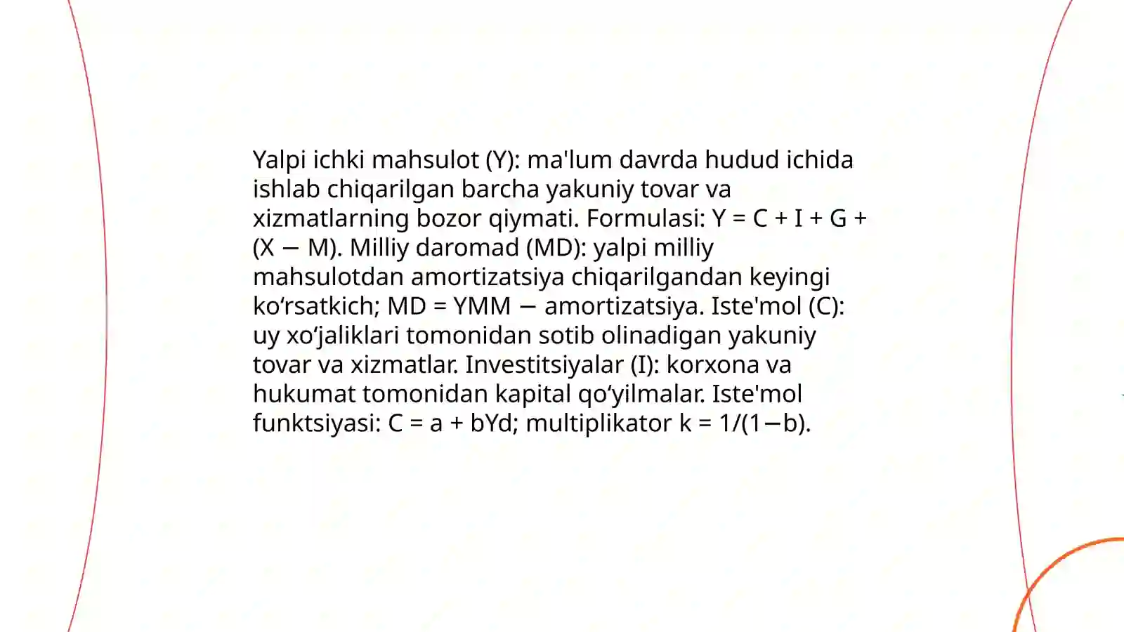 Makroiqtisodiyot fanining predmeti va o‘rganish usullari 4
