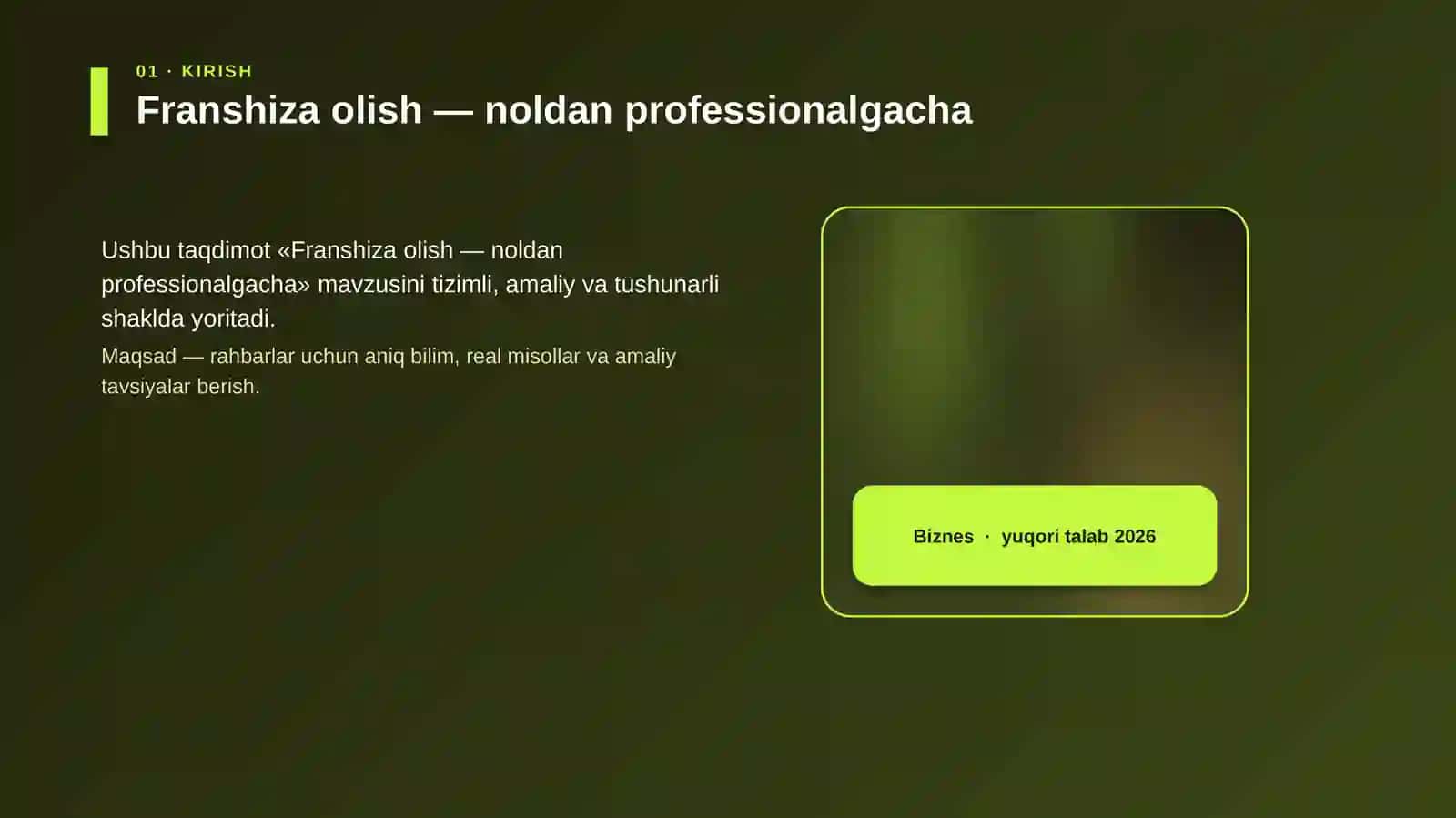 Franshiza olish — noldan professionalgacha 4