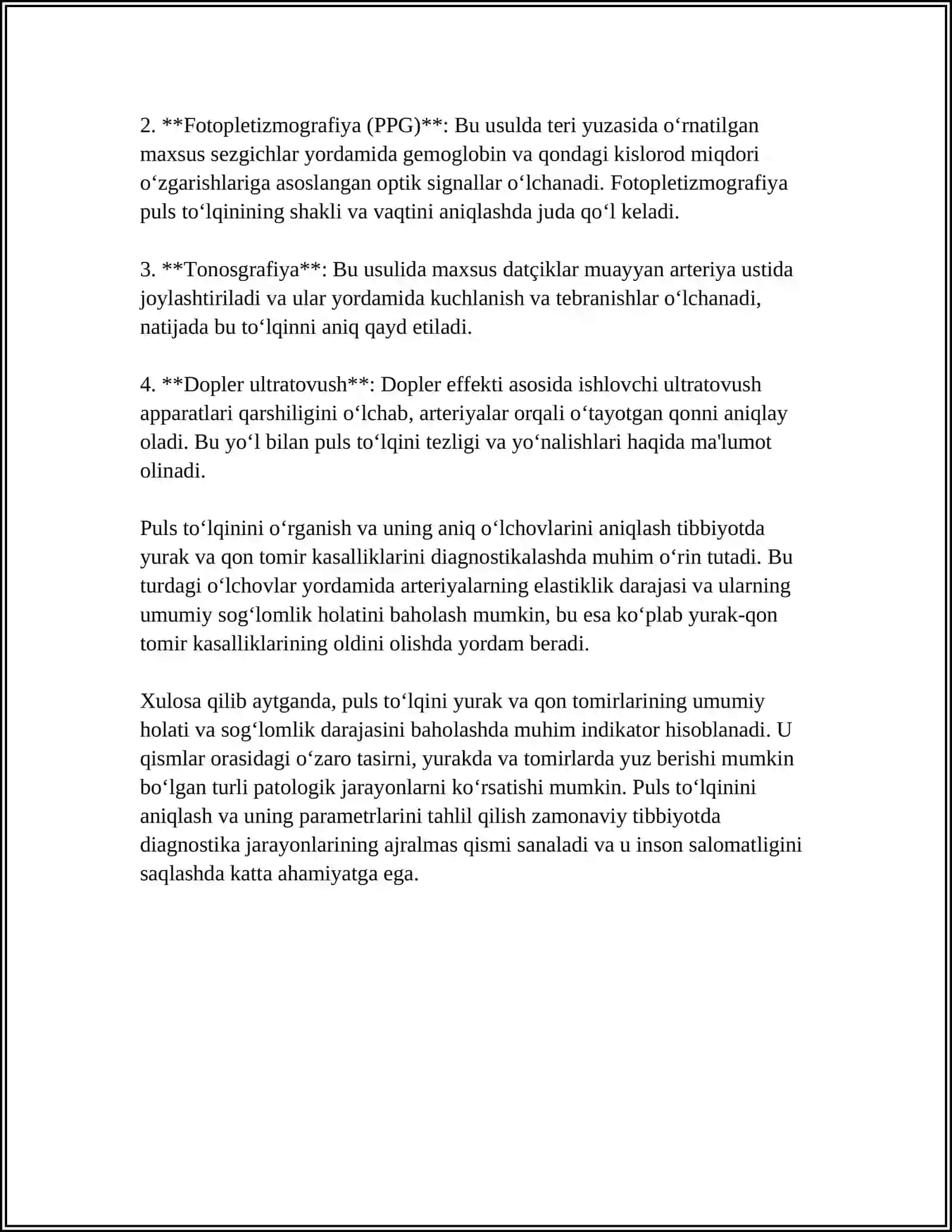 ARTERIAL BOSIMNI ANIQLASHNING FIZIK USULLARI 4