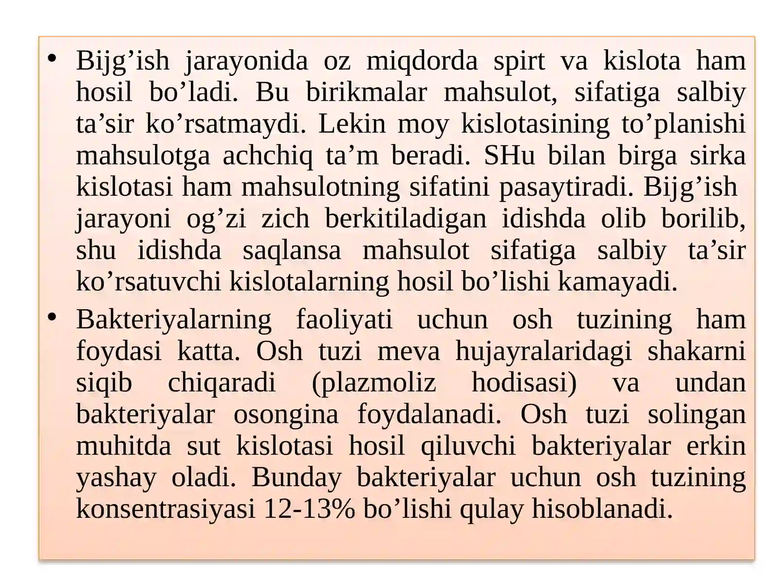 Qishloq xo’jalik mahsulotlarini saqlash va qayta ishlash texnologiyasi 4