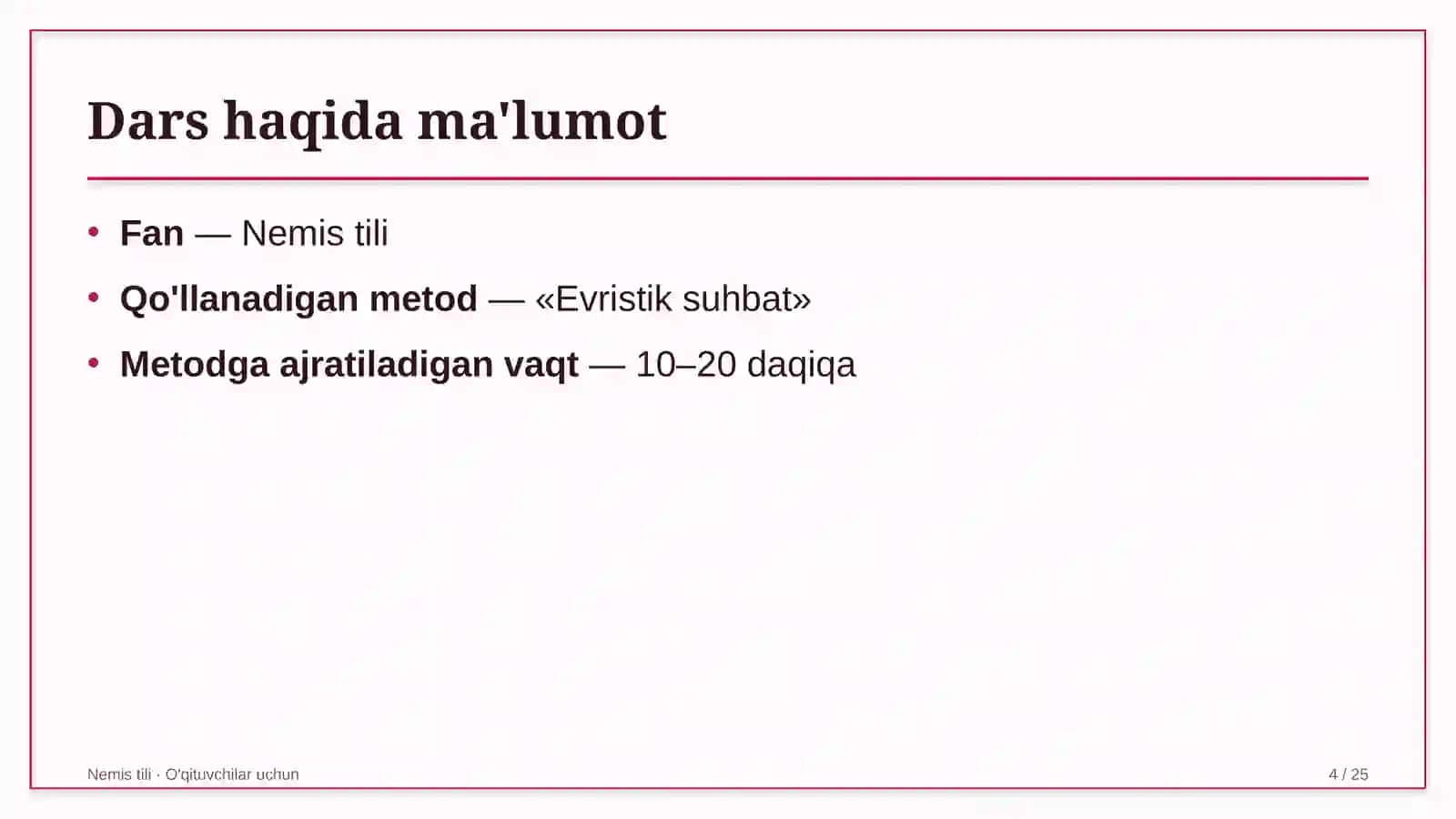 nemis tili darslarida evristik suhbat metodidan foydalanish 8317 4
