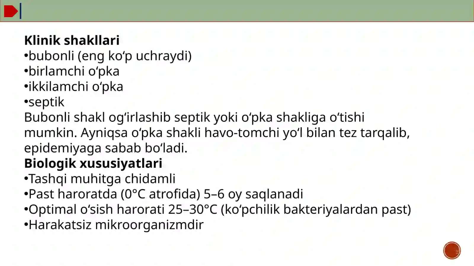 Oʻta havli yuqumli kasallik qoʻzg'atuvchilari O'lat, vabo kuydirgi brutselyoz 4