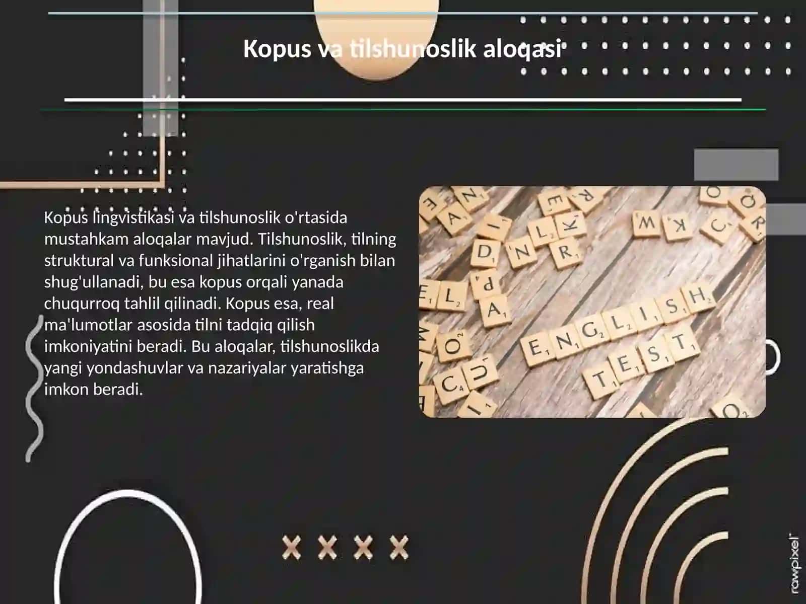 Kopus lingvistikasining rivojlanishi 2