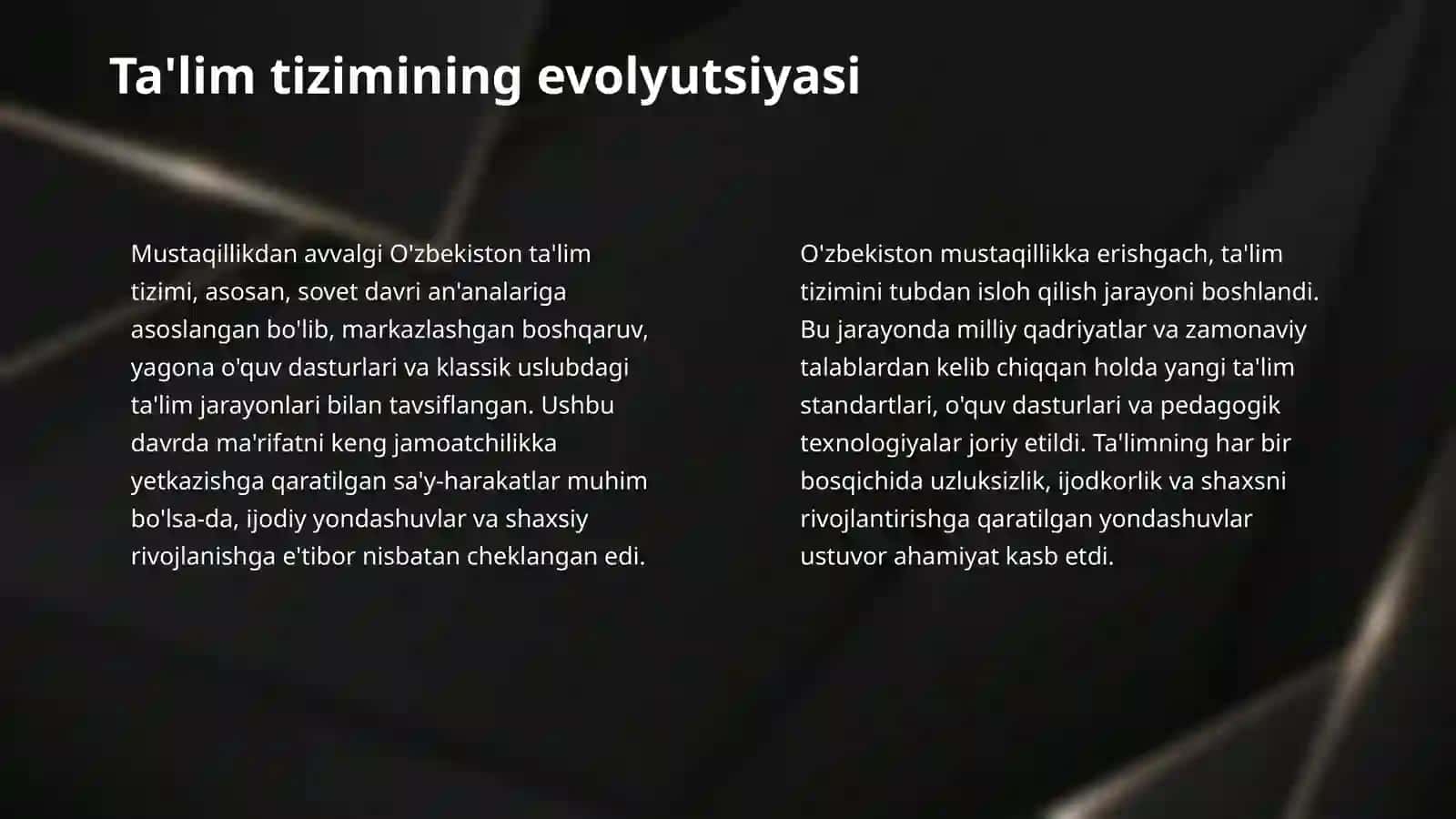 Узбекистонда талим тизими 4