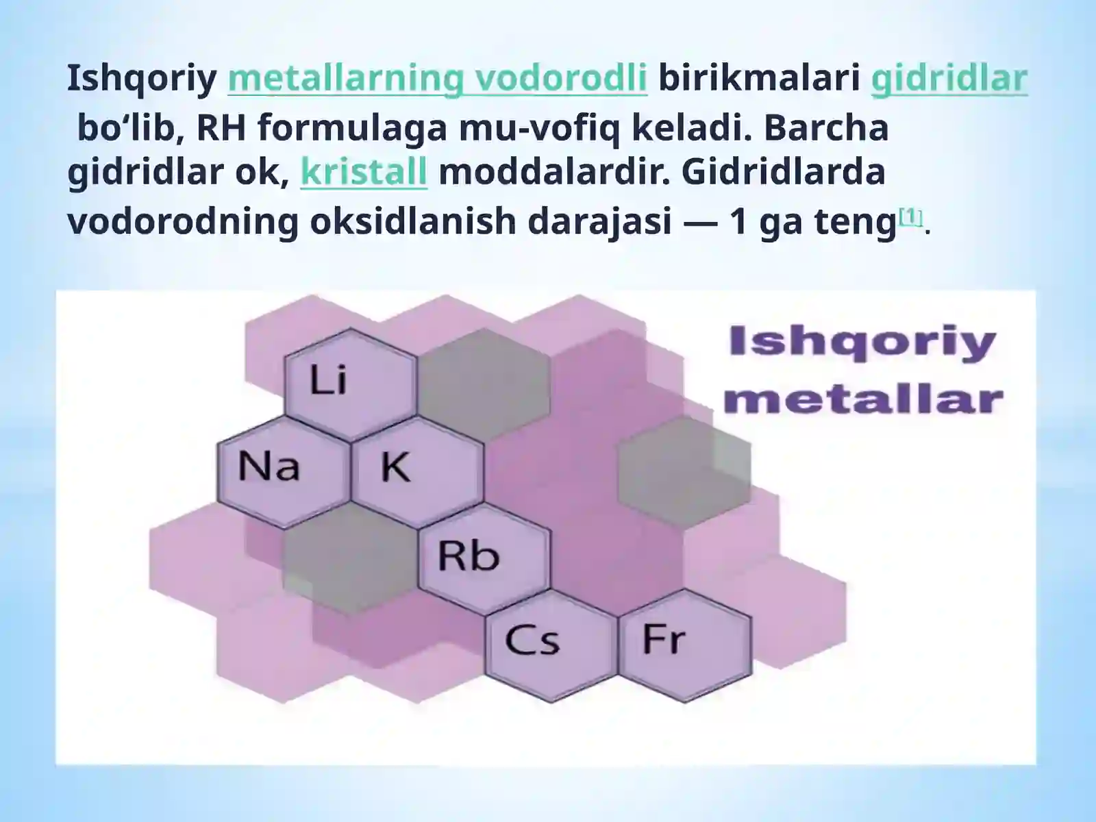 Ishqoriy metallar 4