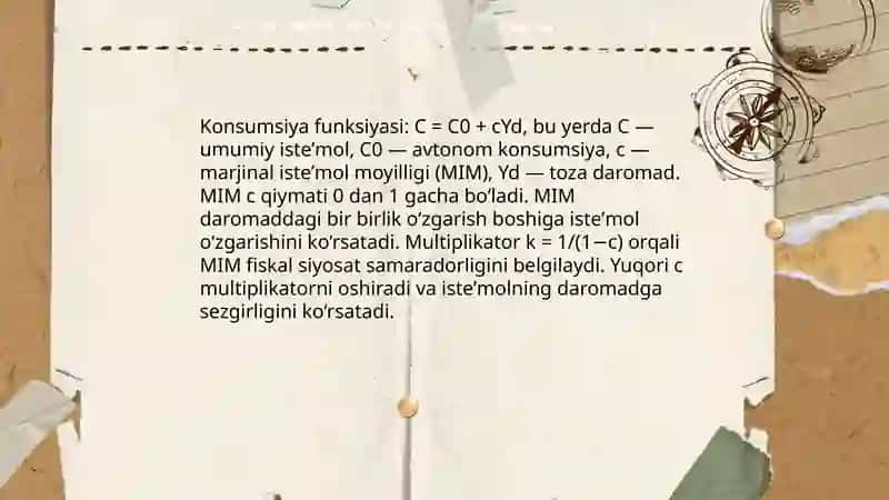Jon Meynard Keyns va Keynchilik. Mikroiqtisodiyot va davlatning iqtisodiyotdagi roli 4