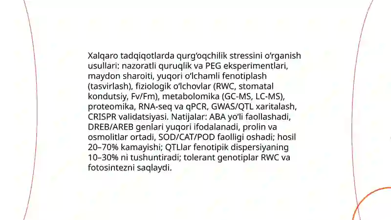 Òsimliklar fiziologiyasi yuzasidan chat el ilmiy tadqiqotlar va ular haqida ilmiy maqolalarni tahlil etish 4