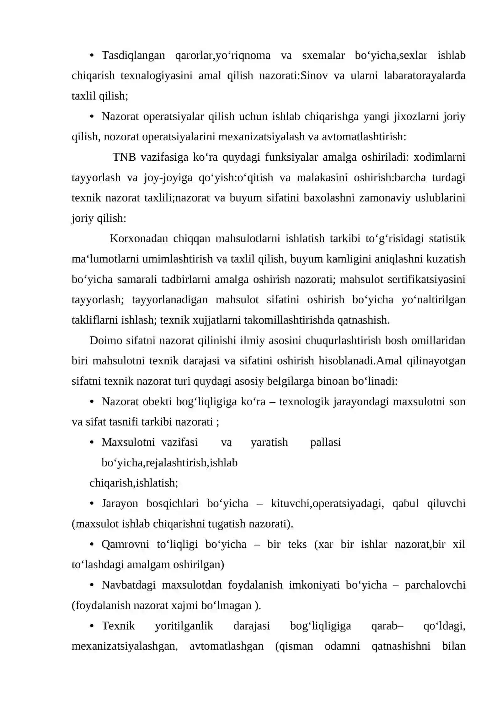 Texnik nazorat va sifatini baholash uslublari 4