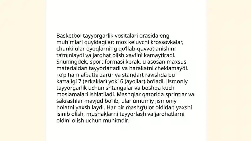 Sport mashğulotlaring vositalari va uslublari 4