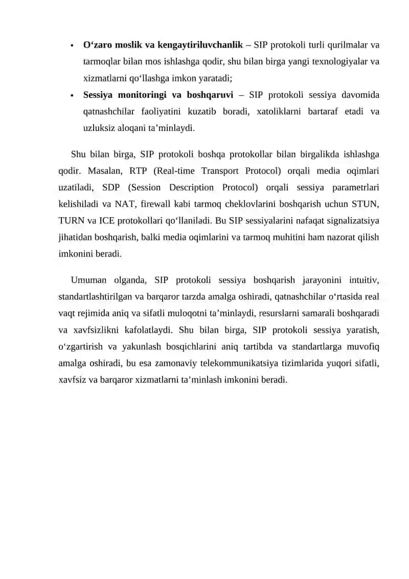 SIP signalizatsiyasi orqali sessiya boshqarish prinsiplari 4