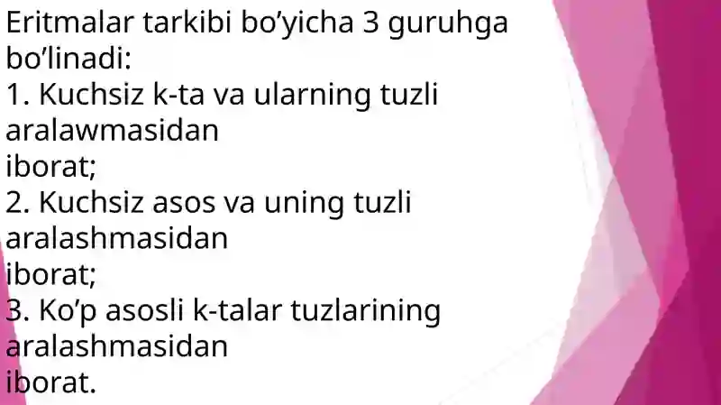 Kislota-Asosli muvozanat.Bufer eritmalar 4