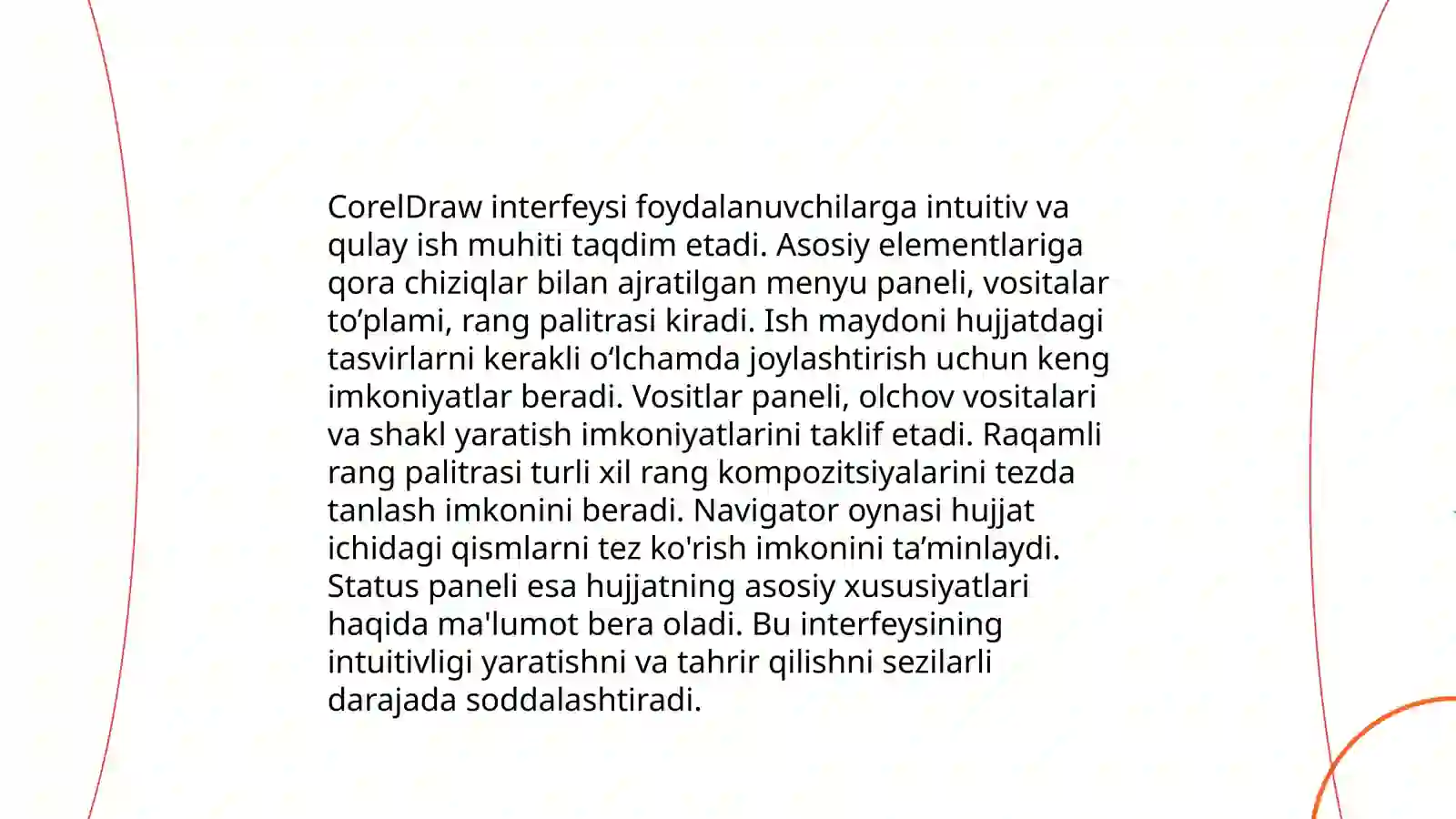 CorelDraw Graphics dasturiy paketi 4