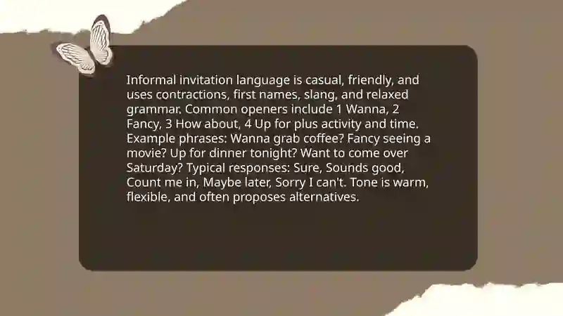Invitations and responses 4