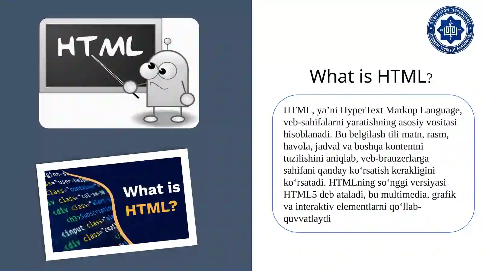HTML da web sahifa yaratish 4