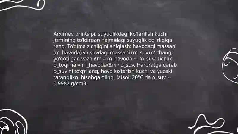 Organizm toʻqimalarining zichligini aniqlash 4