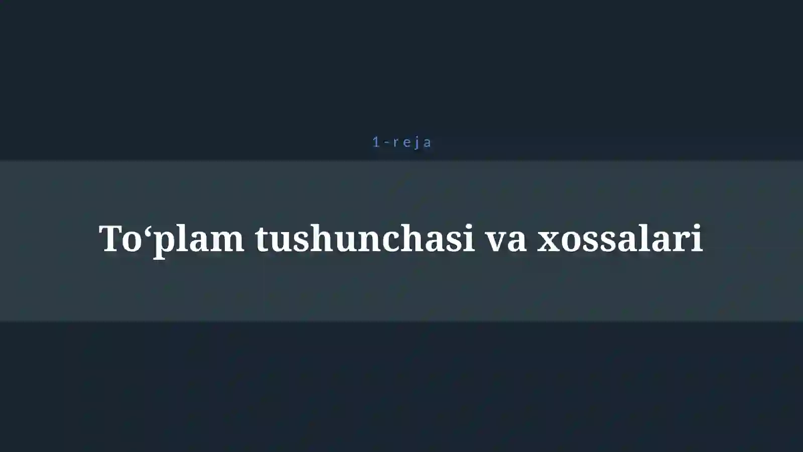 TO’PLAMLAR VA ULAR USTIDA AMALLAR 4