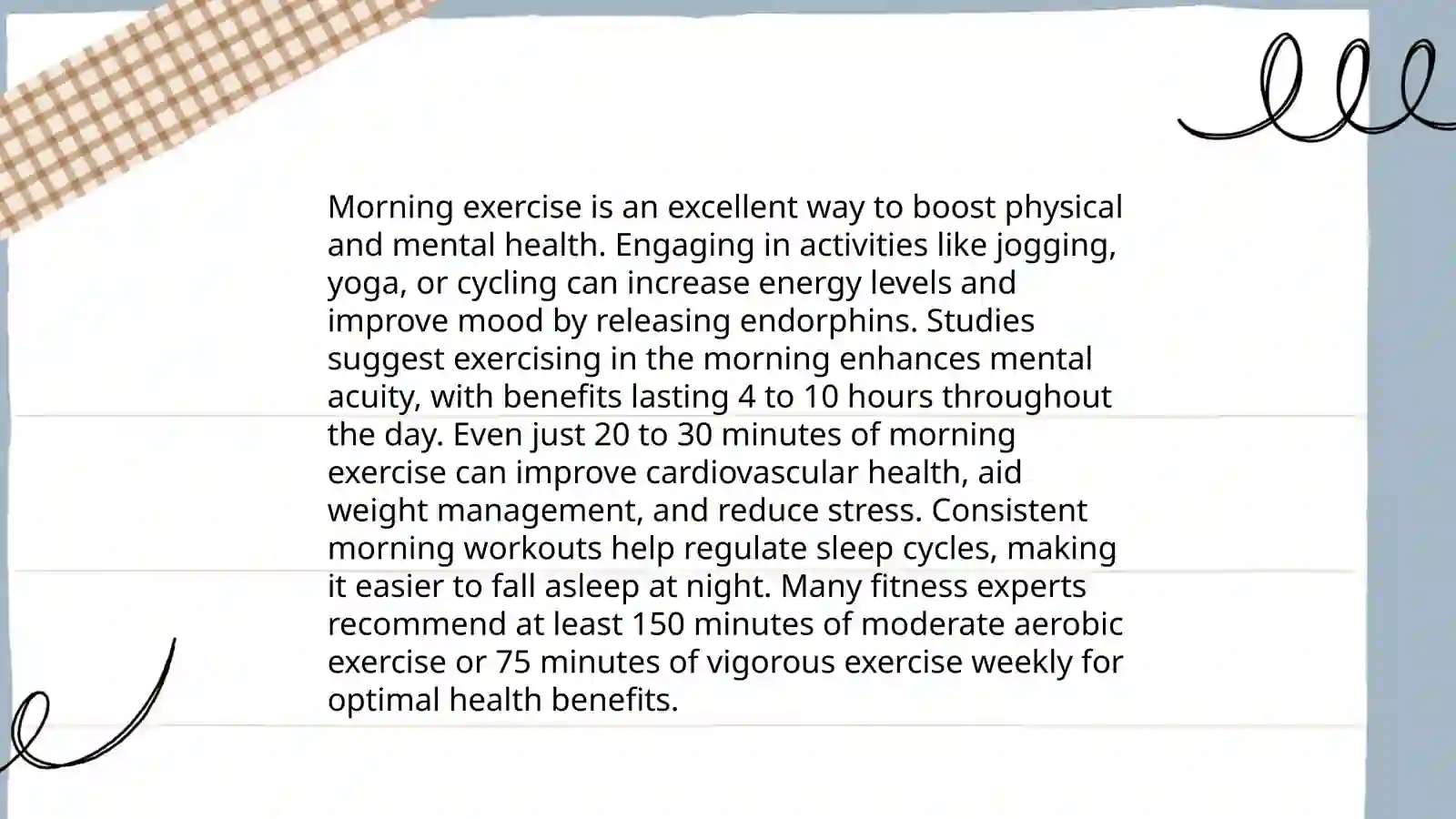 My daily routine 4
