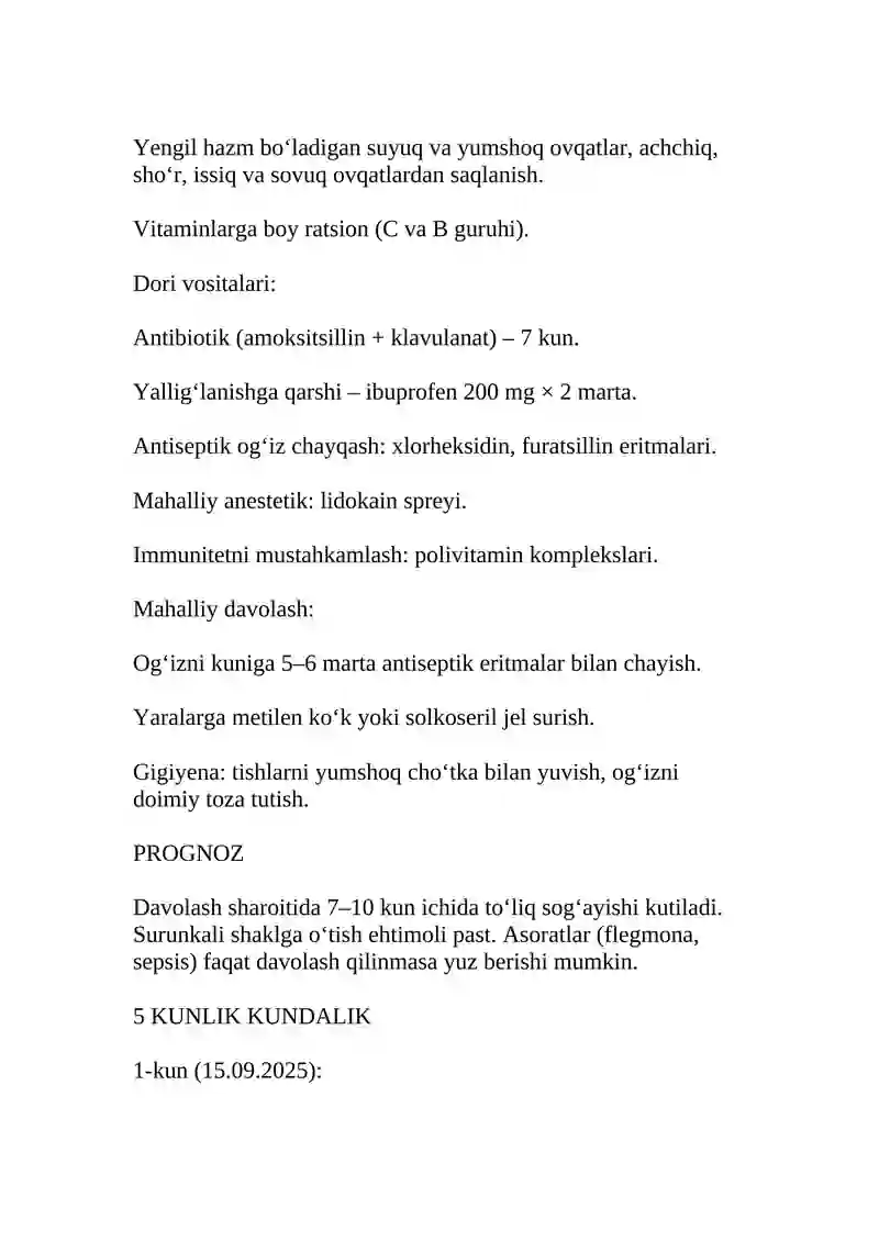 Stomatit kasallik tarixi 4