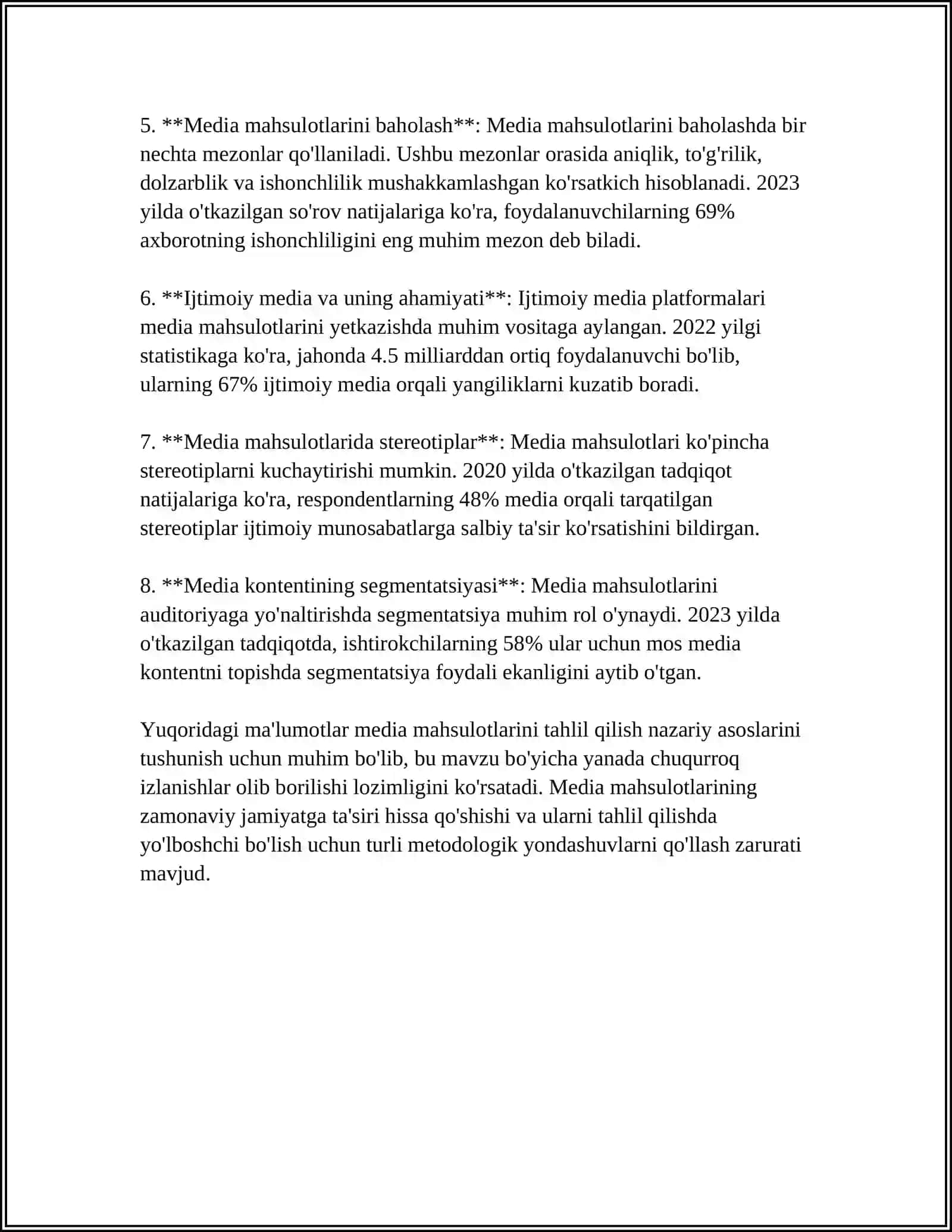 MEDIA MAHSULOTLARINI TAHLIL QILISH 4