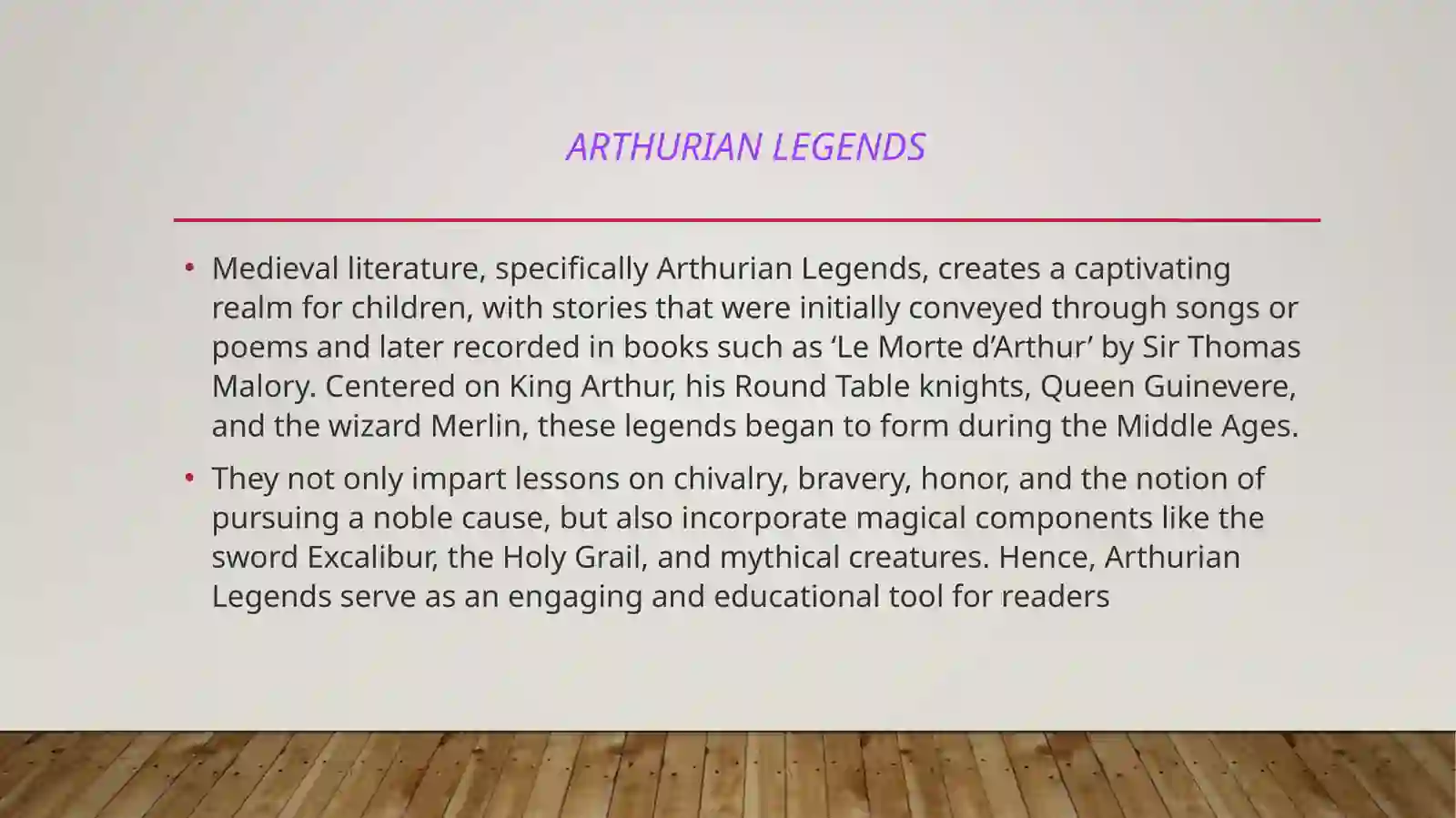 Medieval literature 4