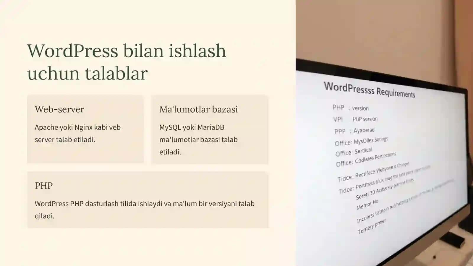 WordPress CMS bilan ishlash 4