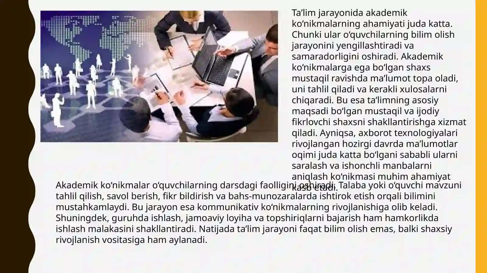 Akademik ko'nikmalar va kasbiy kompetentlik faniga kirish 4