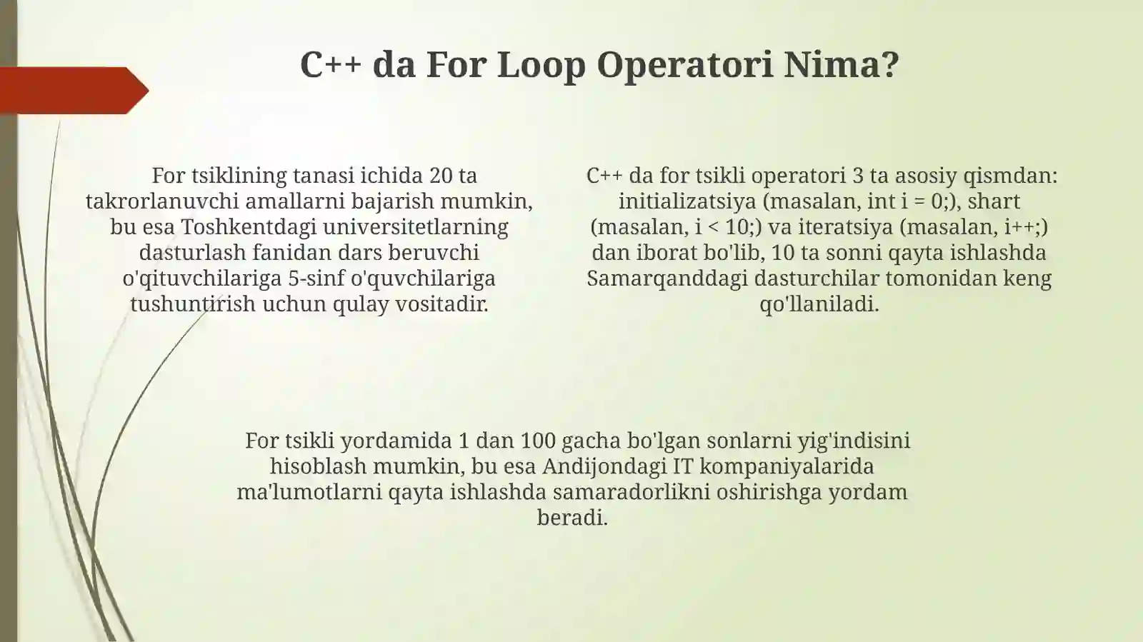 C++tilidafortakrorlashoperatori 4