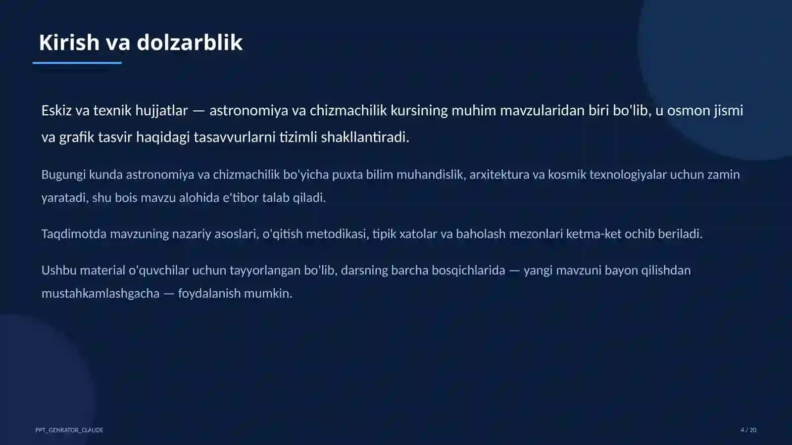 Eskiz va texnik hujjatlar (9-sinf) 4