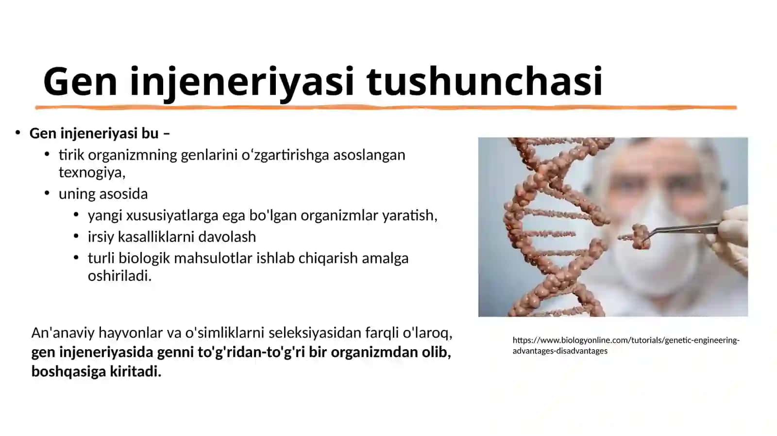 Gen injeneriyasi tarixi va asoslari 4