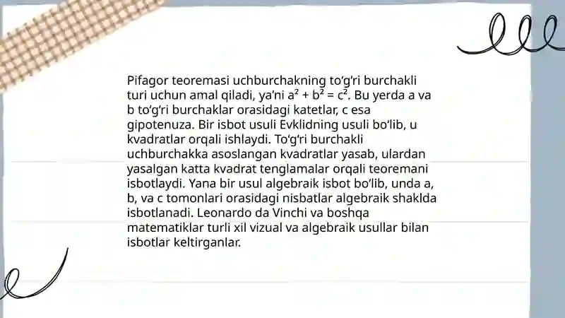 Pifagor teorema 4