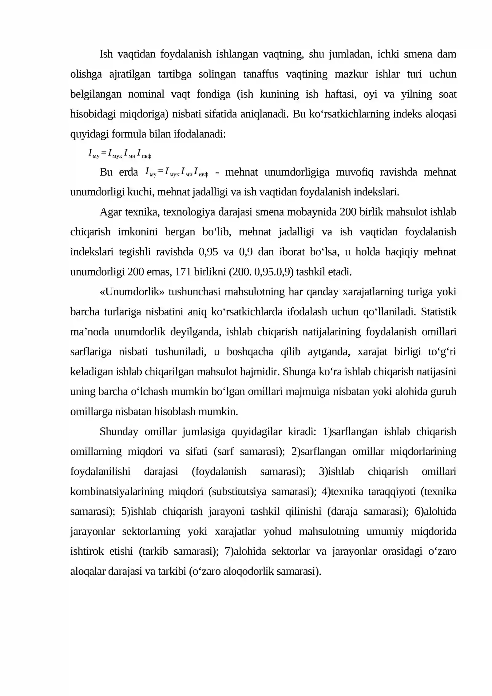 Mehnat unumdorligini oshirish omillari va imkoniyatlari 4