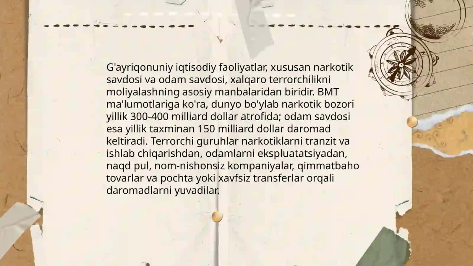 Xalqaro terarzmning moliyaviy va iqtisodiy manbalari 4