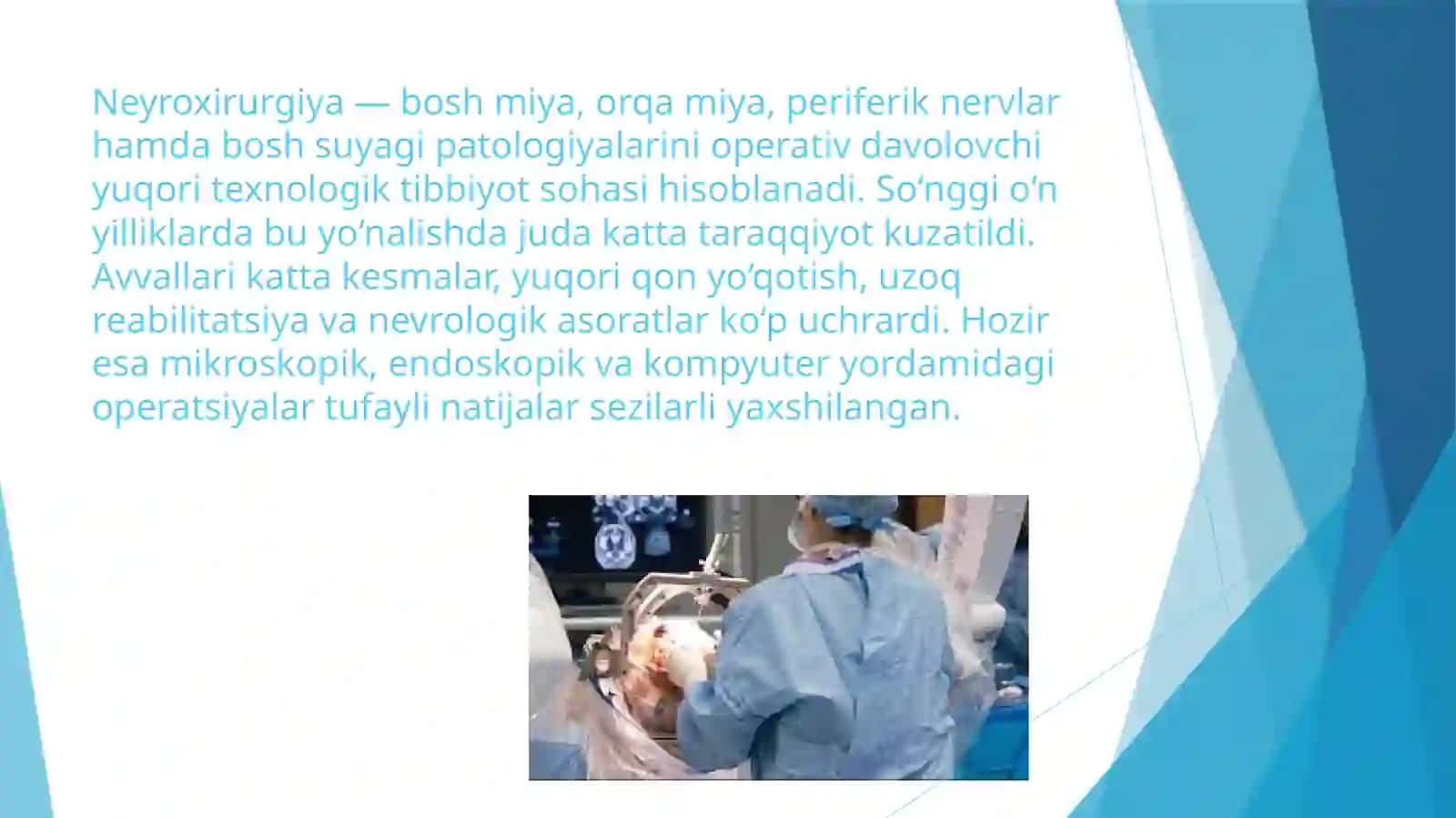 Neyroxirurgiyada qo‘lga kiritilgan yutuqlar va kranioplastika 4