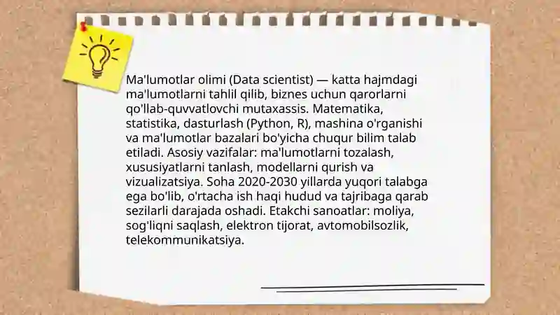 Kelajak kasblari 4