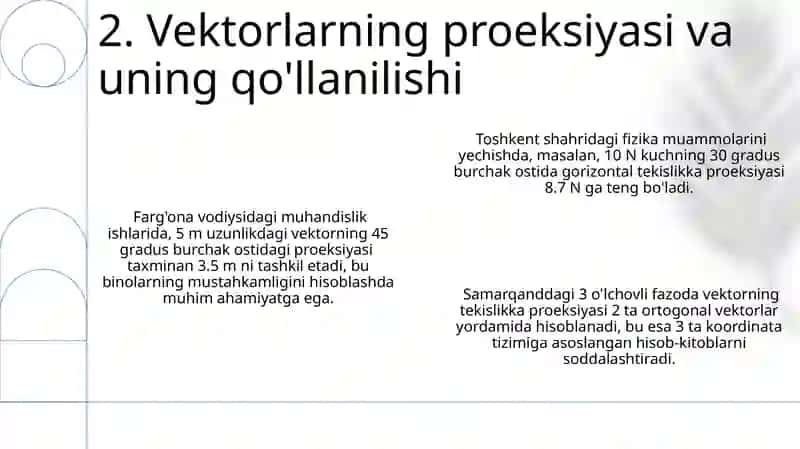 Fazoda vektorlar nazaryasi 4