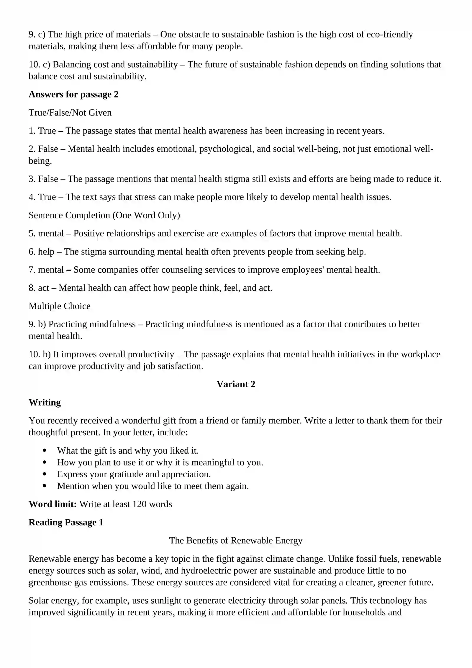 Reading and writing 4