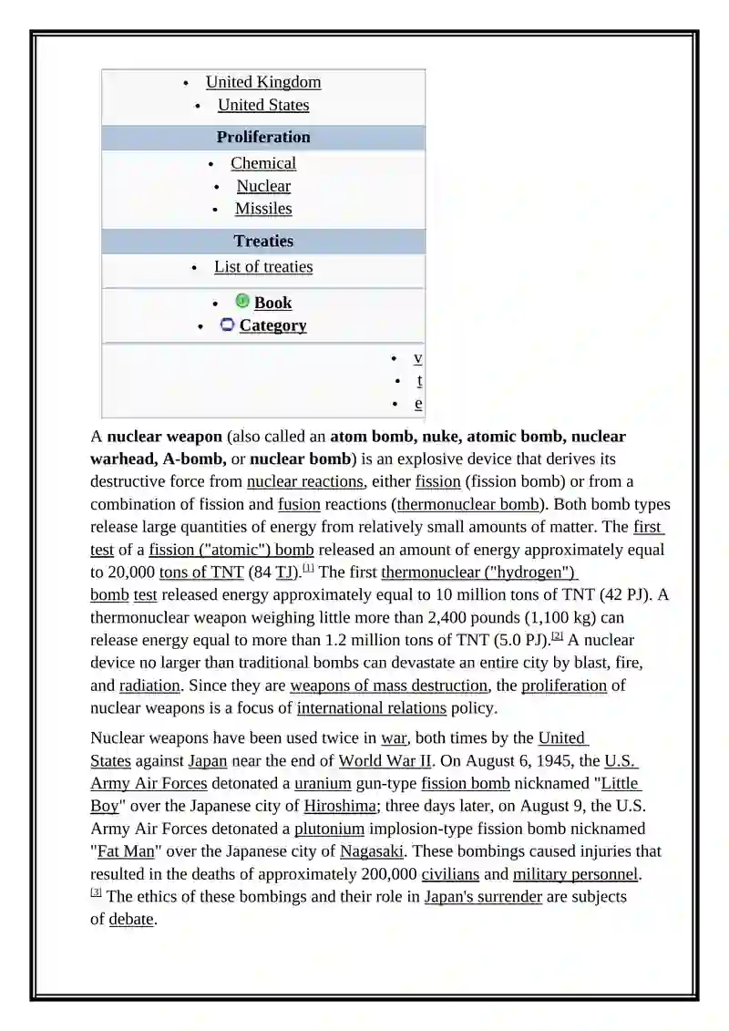 Nuclear weapons 4