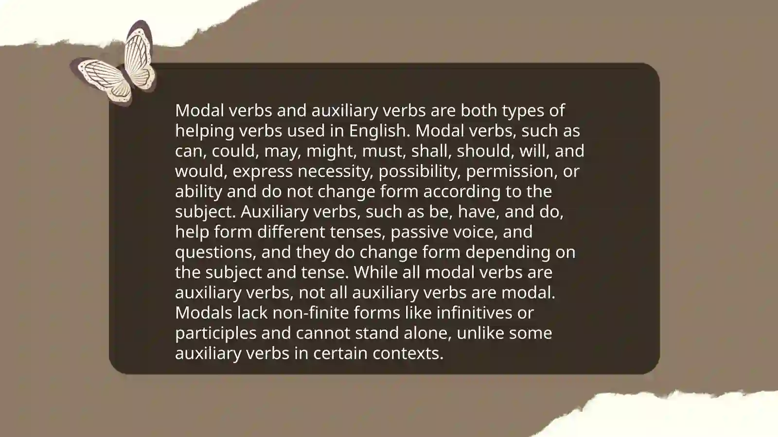 Modal verbs 4