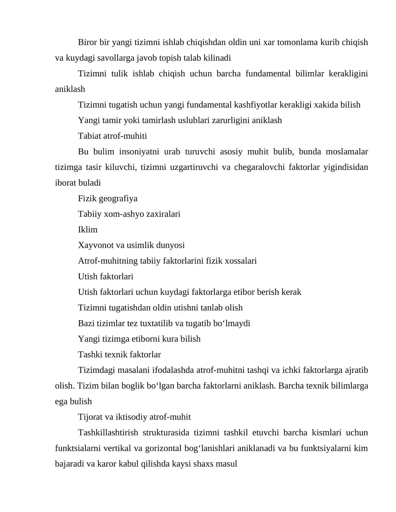 Atrof muhit sektorlari 4