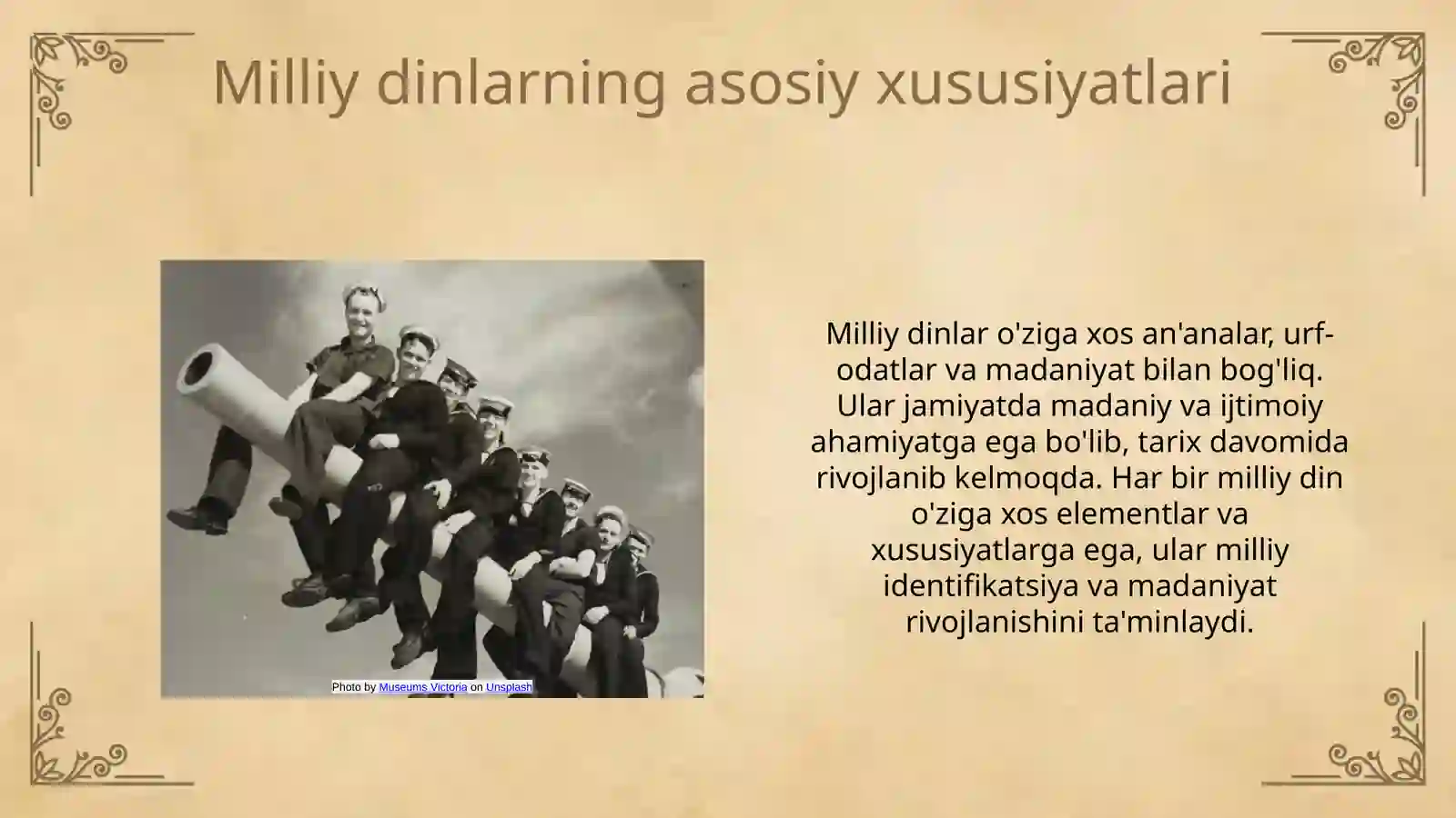 Milliy dinlar 4