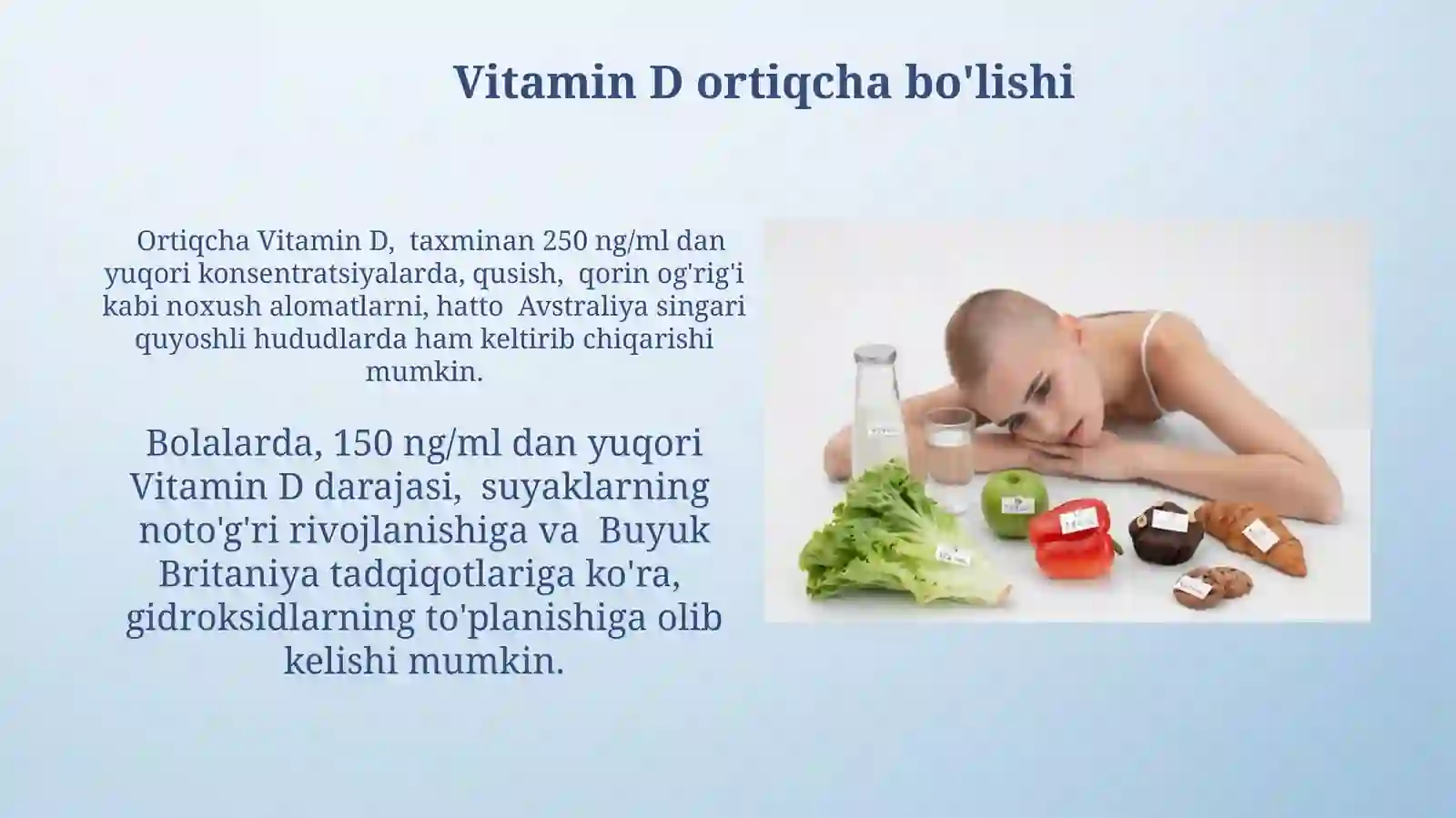 D vitaminining inson organizmidagi roli 4