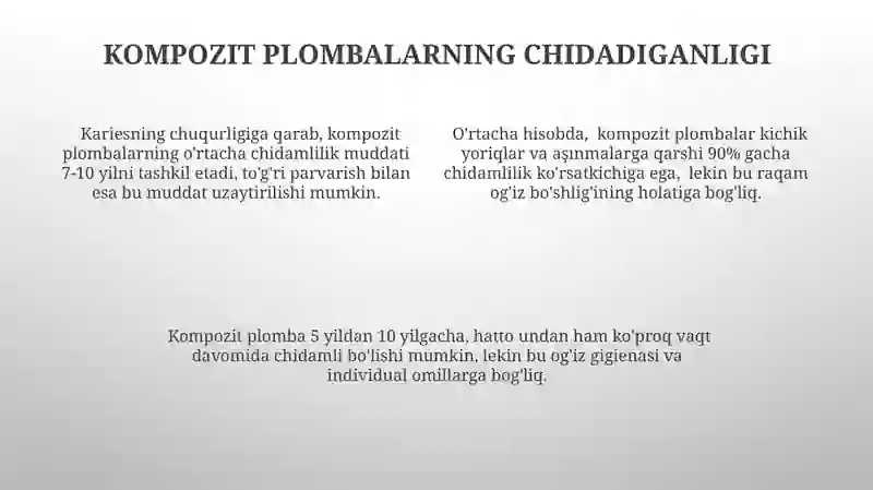 Oquvchan kompozit plombalar 4
