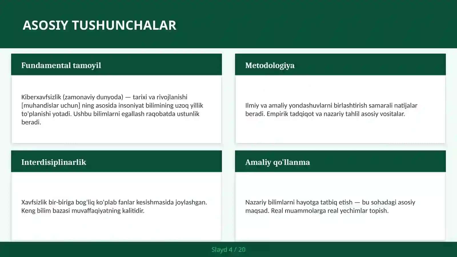 KIBERXAVFSIZLIK (ZAMONAVIY DUNYODA) — TARIXI VA RIVOJLANISHI [MUHANDISLAR UCHUN] 4