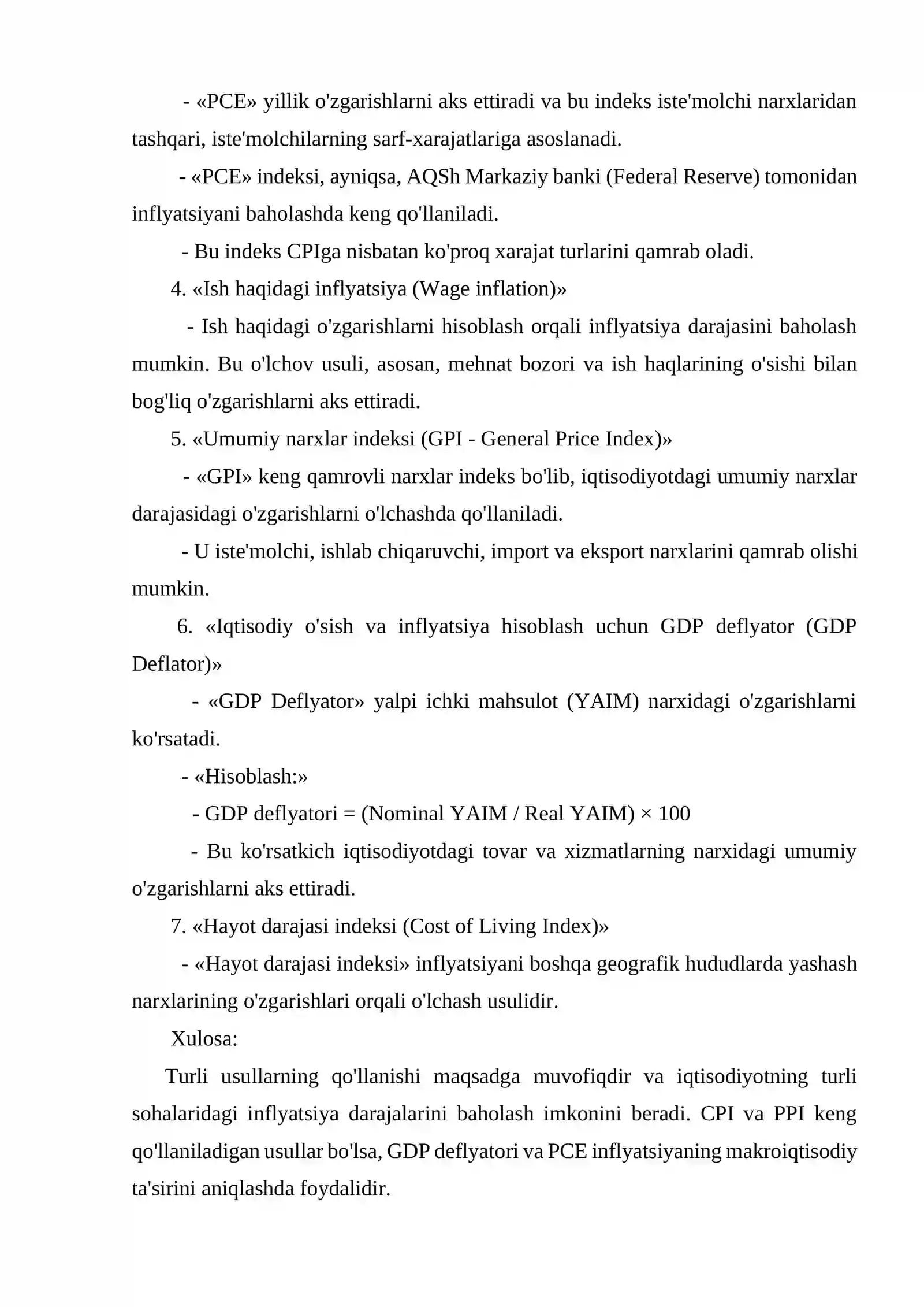 Pulning inflyatsiya darajasi va pulning qadrsizlanishi 4