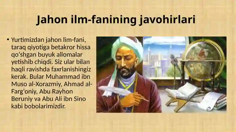 YURTIMIZDA ILM-FAN TARAQQIYOTI 4