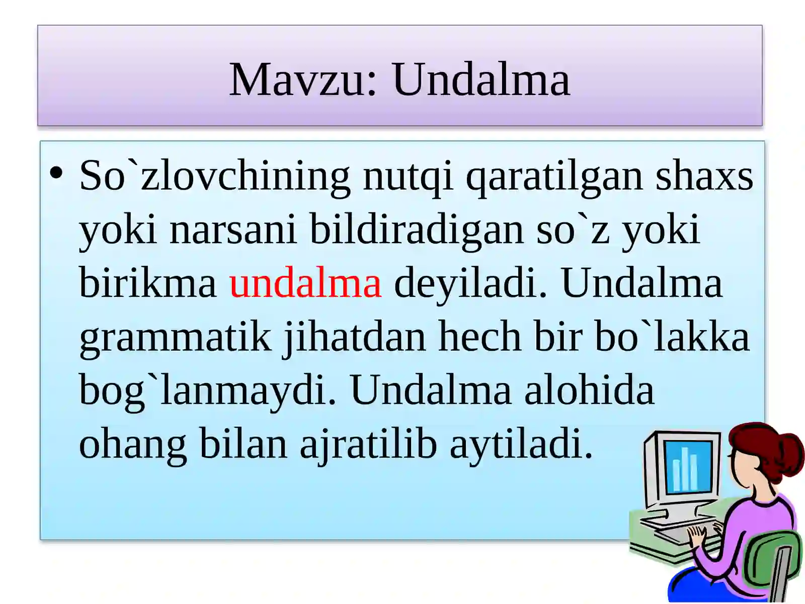 O`qituv - Undalma mavzusi 4