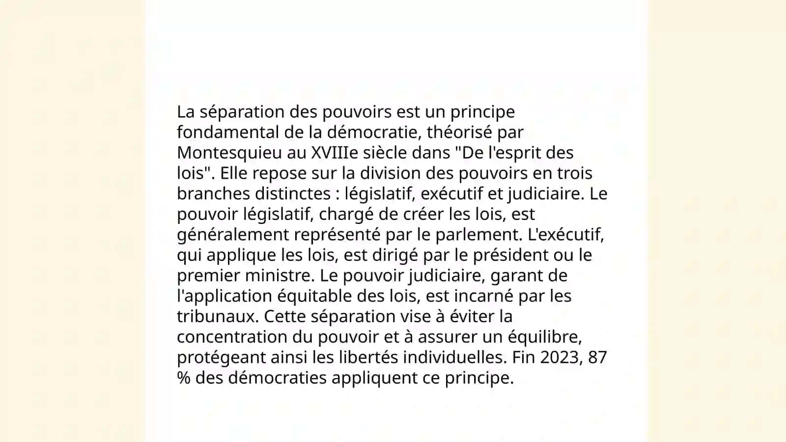 Le gouvernement 4